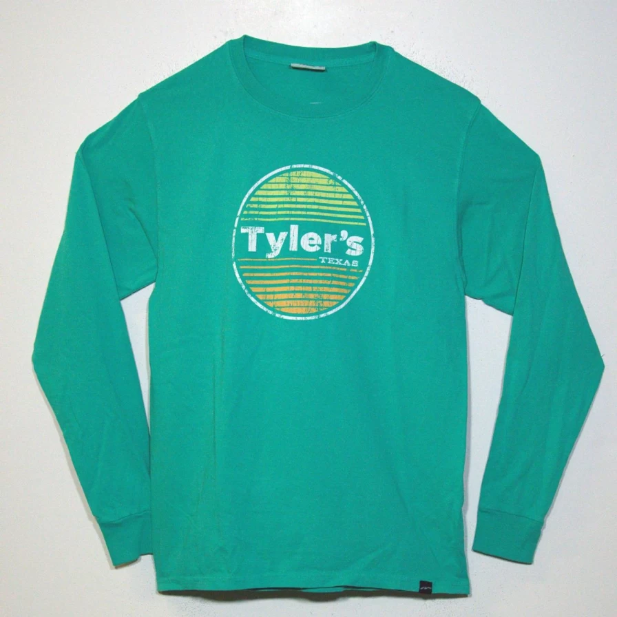Tyler's Epic Degrees Long Sleeve Tee in Martha's Vineyard Green - Premium Comfort Fit Casual Shirt