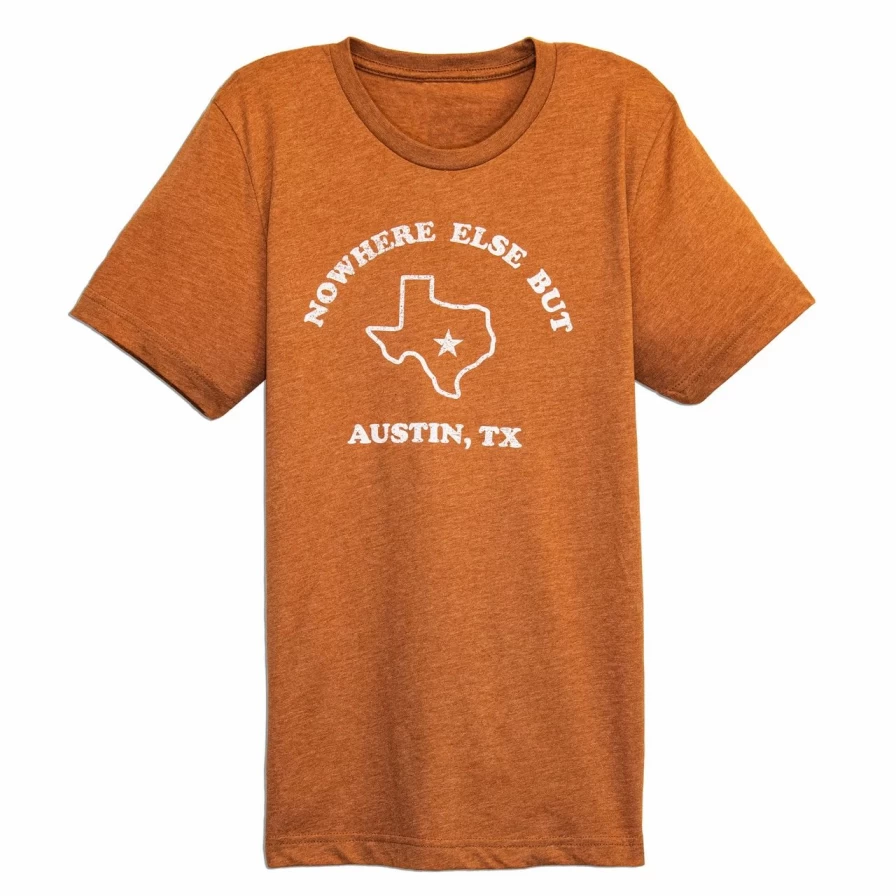"Exclusive Austin, Texas Graphic Tee - Nowhere Else But Austin TX T-Shirt"