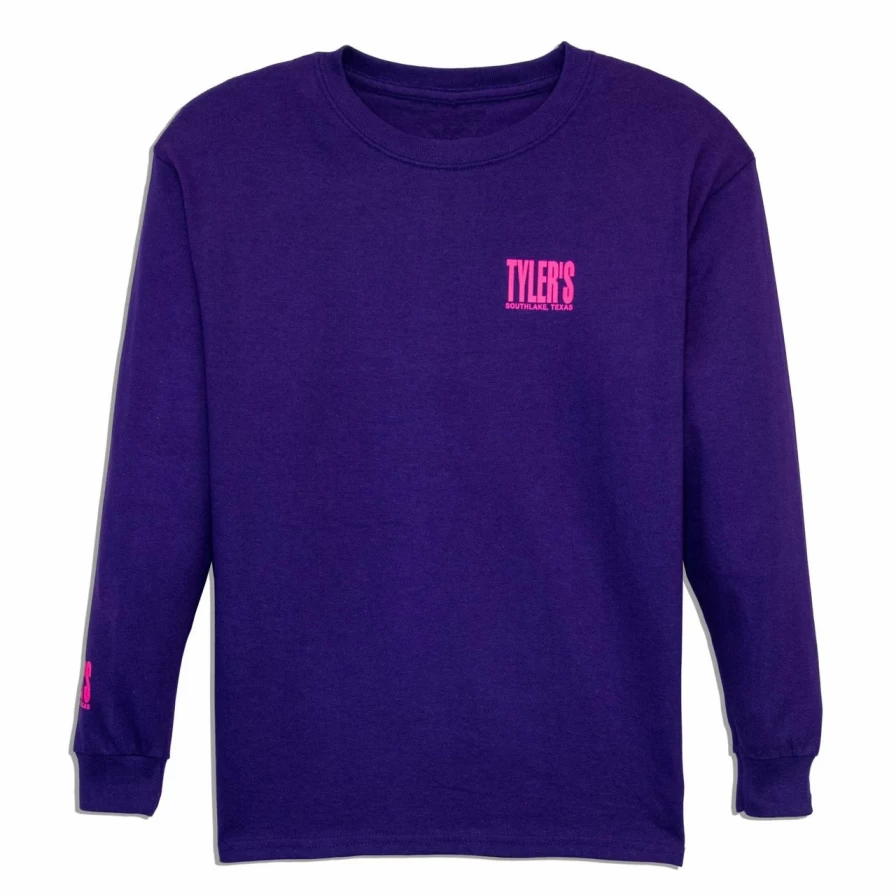 Kids' Purple and Pink Long Sleeve T-Shirt by Tyler's Southlake Collection