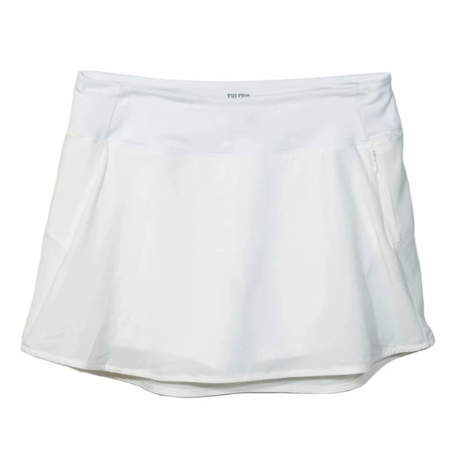 Women's White City Skort - Comfortable & Stylish Athletic Skirt Shorts for Active Lifestyle