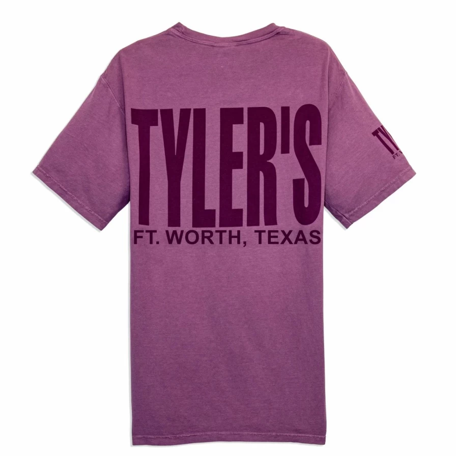 Purple Plum Comfort Color Pocket T-Shirt | Soft Casual Tee for Men & Women