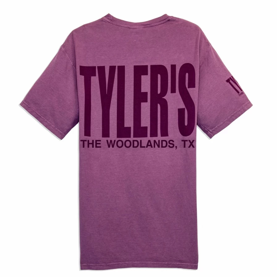 Purple Plum Comfort Color Pocket T-Shirt - Relaxed Fit Soft Tee for Men and Women