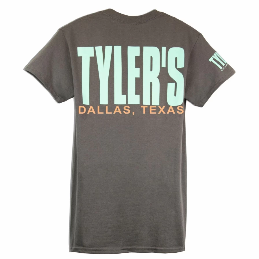 Charcoal and Mint Graphic Tee by Tyler's - Dallas Inspired Casual T-Shirt