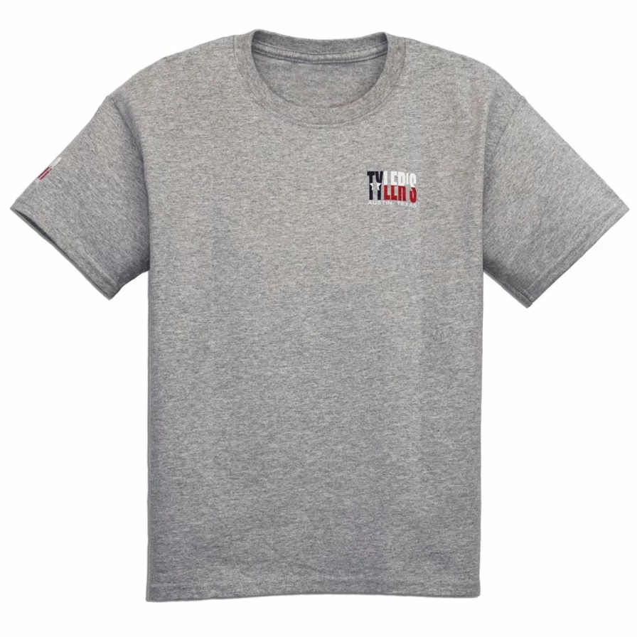 "Kids' Grey Texas Flag T-Shirt Austin Tyler's The Creator Inspired Tee"