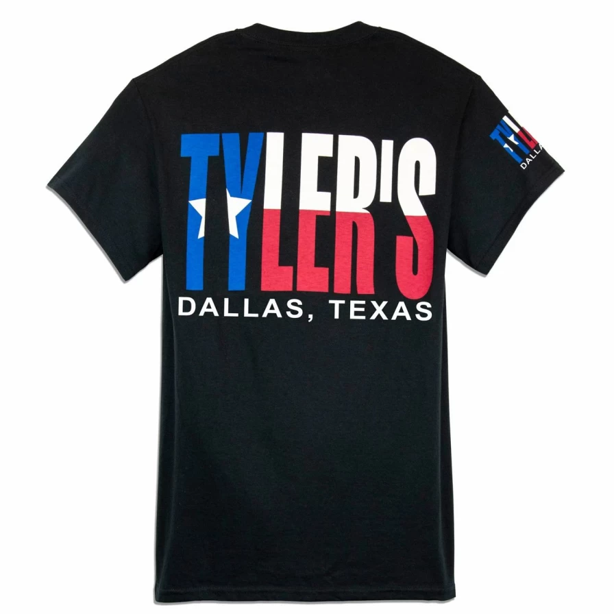 "Texas Flag T-Shirt - Patriotic Tyler's Dallas Tee for Men & Women"