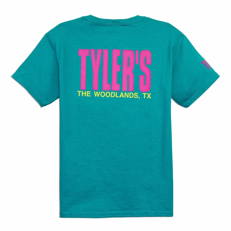 Kids' Tyler's Green and Pink Floral Print T-Shirt - The Woodlands Collection