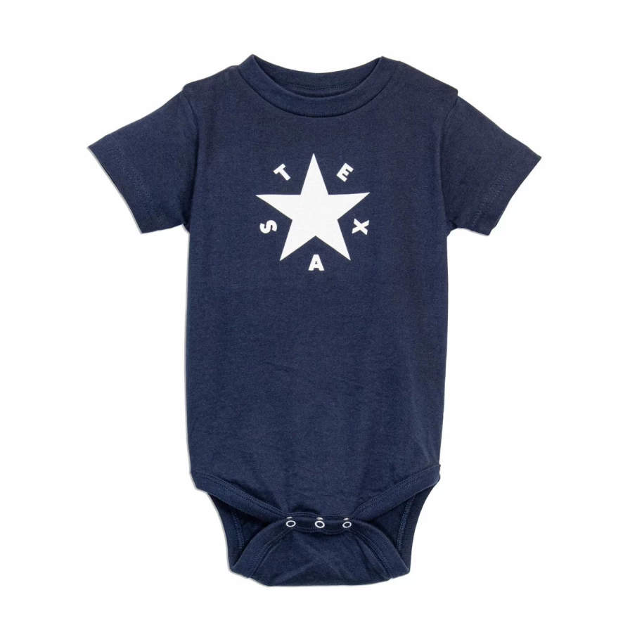 "Texas Star Baby Onesie - Soft Cotton Comfort Outfit for Infants"