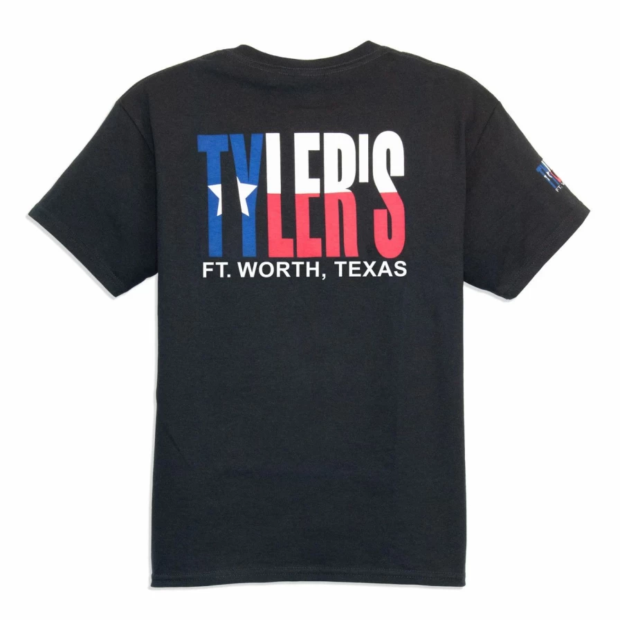 "Kids' Texas Flag T-Shirt - Stylish Tyler & Fort Worth Design"