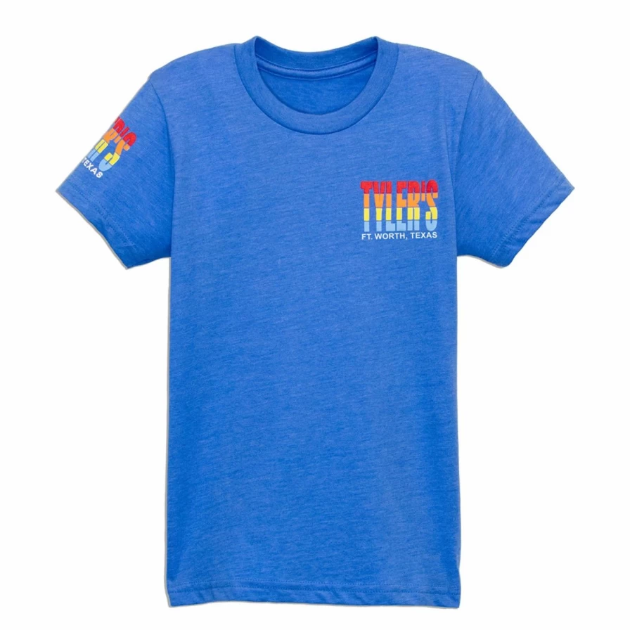Kids' Striped Sailboat Print T-Shirt - Tyler's Casual Track Tee for Boys & Girls