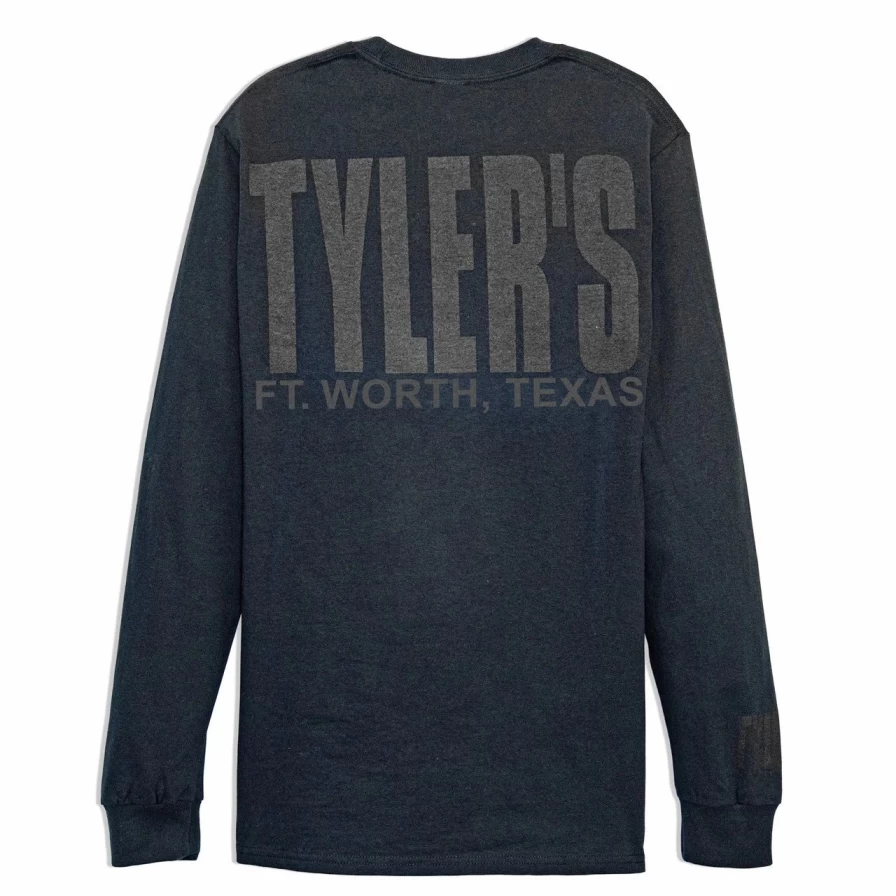 "Men's Black Long Sleeve T-Shirt - Premium Cotton Comfort Fit Casual Top"
