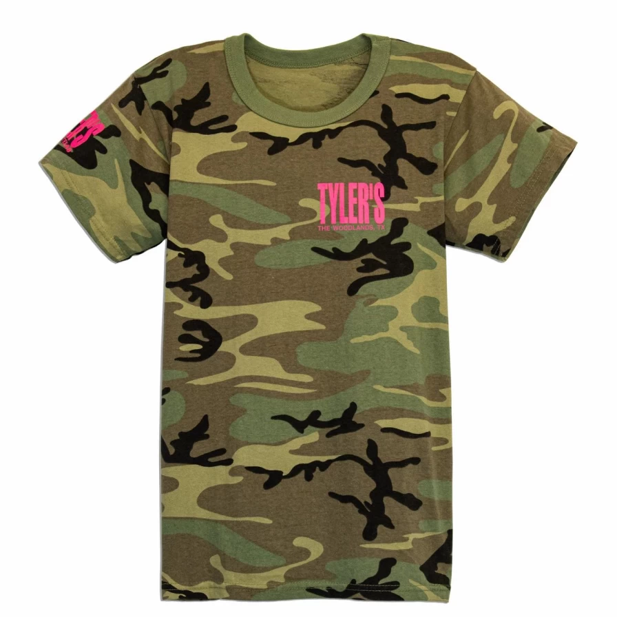 Kids' Camo and Pink Tyler's T-Shirt - The Woodlands Style