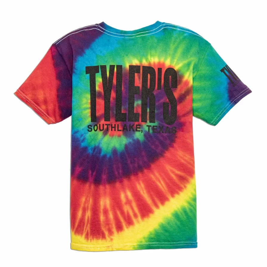 "Kids' Tie-Dye T-Shirt - Colorful Tyler's Style Tee for Boys & Girls"