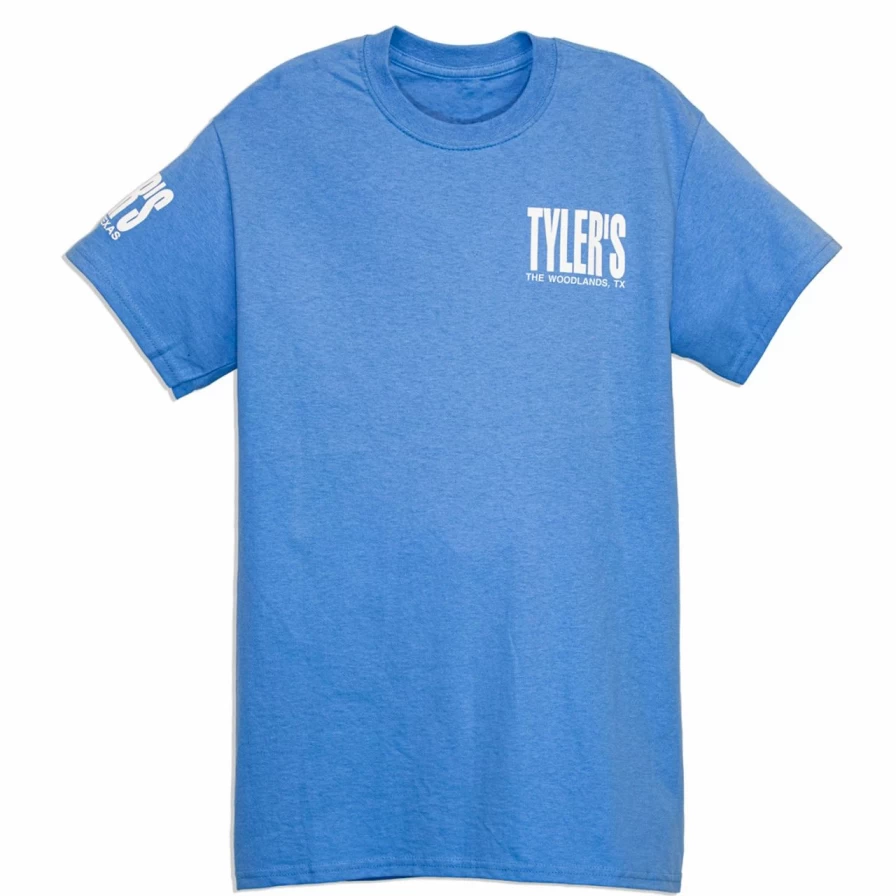 "Stylish Light Blue and White T-Shirt | Casual Comfort Tee for Men and Women"