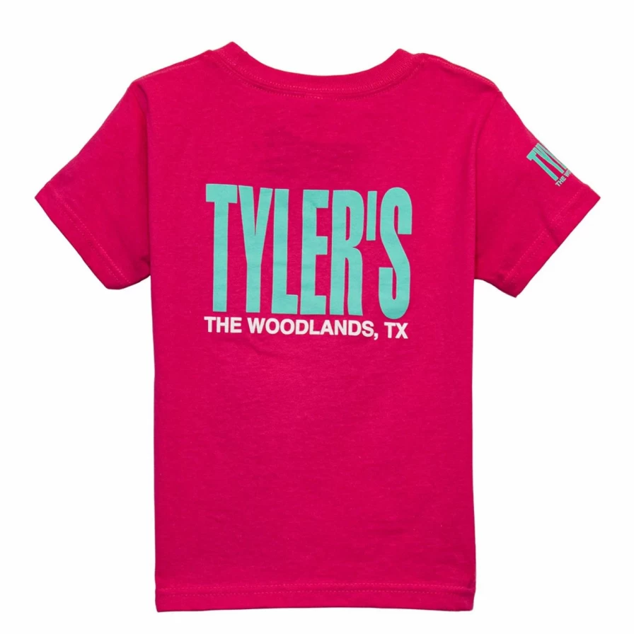 Toddler's Pink and Mint Green Tyler Tee - The Woodlands Collection