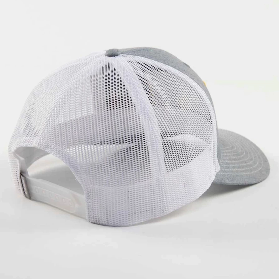 "Grey Come And Take It Embroidered Patch Trucker Snapback Hat"