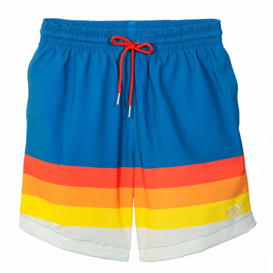 Men's Volley Shorts in Navy Fade - Tyler's Sundeck Dreams Swimwear