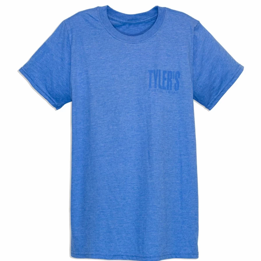 "Heather Royal Blue T-Shirt by Tyler's - Austin Inspired Casual Tee"
