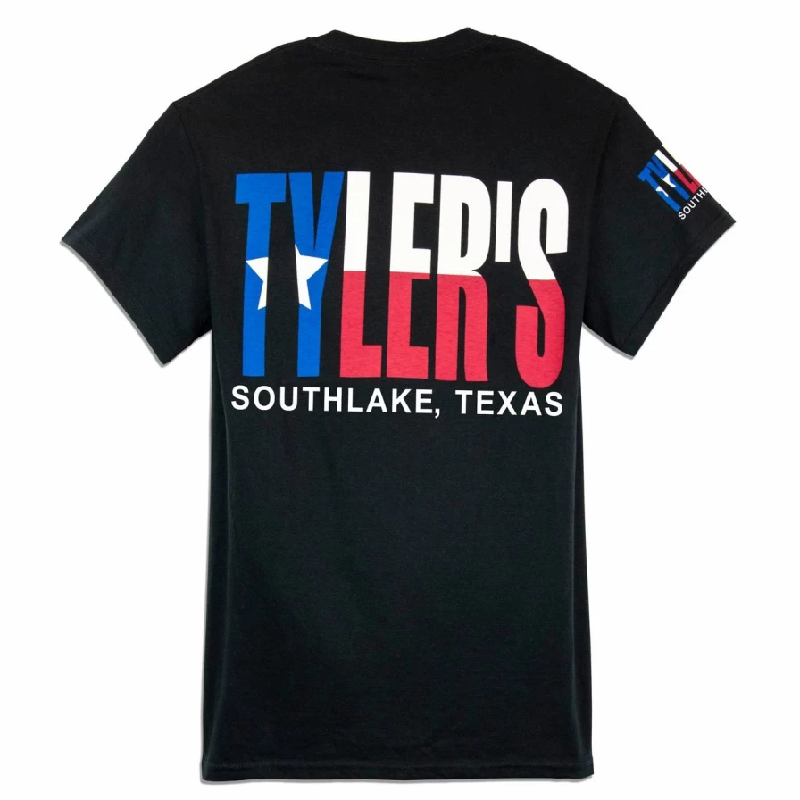 "Tyler's Texas Flag T-Shirt - Patriotic Southlake Graphic Tee for Men & Women"