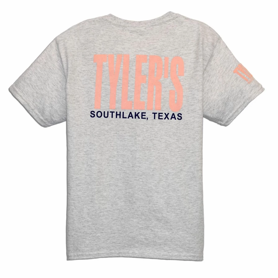 Kids' Tyler's Ash & Baby Pink T-Shirt - Southlake Collection