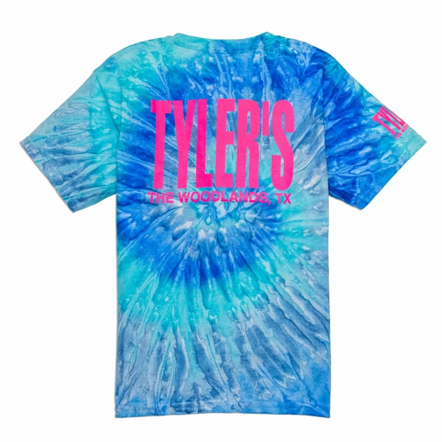 Kids' Blue and Pink Tie-Dye T-Shirt - The Woodlands Collection