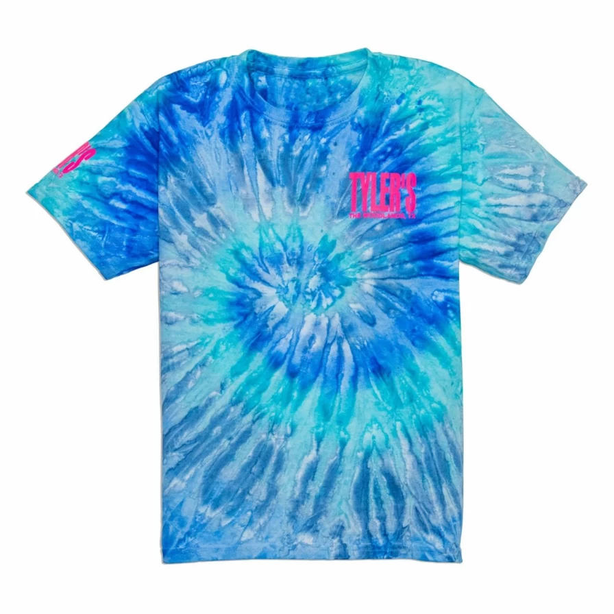 Kids' Blue and Pink Tie-Dye T-Shirt - The Woodlands Collection