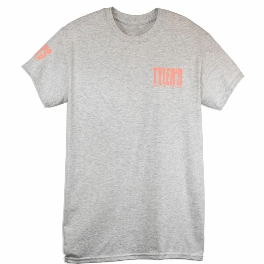 "Tyler's Ash and Baby Pink T-Shirt | Austin Inspired Casual Tee"