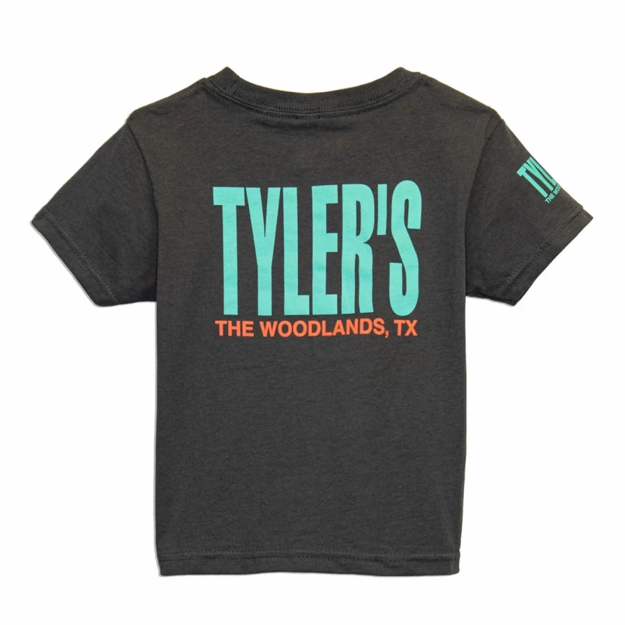 Toddler's Charcoal and Mint Green Tyler's T-Shirt - The Woodlands Collection