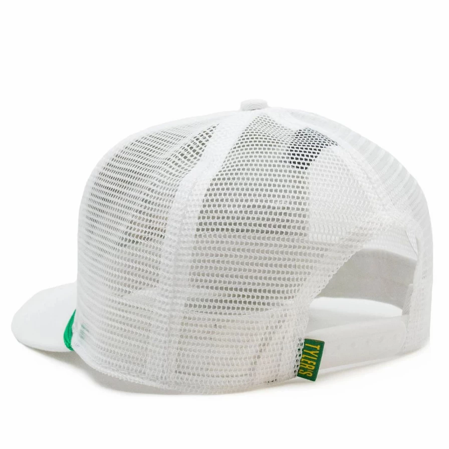 White Dallas Golf Trucker Hat for Men & Women - Stylish Adjustable Baseball Cap