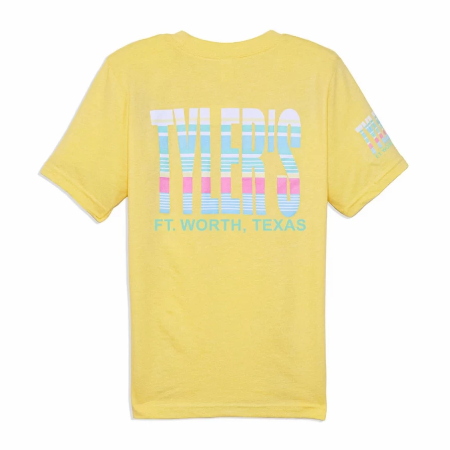 Kids' Banana Cream & Stripe Multi-Color Tyler's Tee - Fort Worth Collection