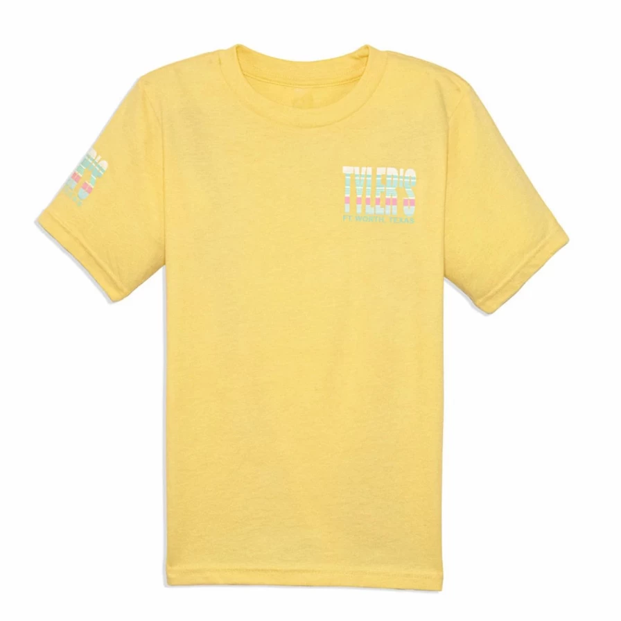 Kids' Banana Cream & Stripe Multi-Color Tyler's Tee - Fort Worth Collection