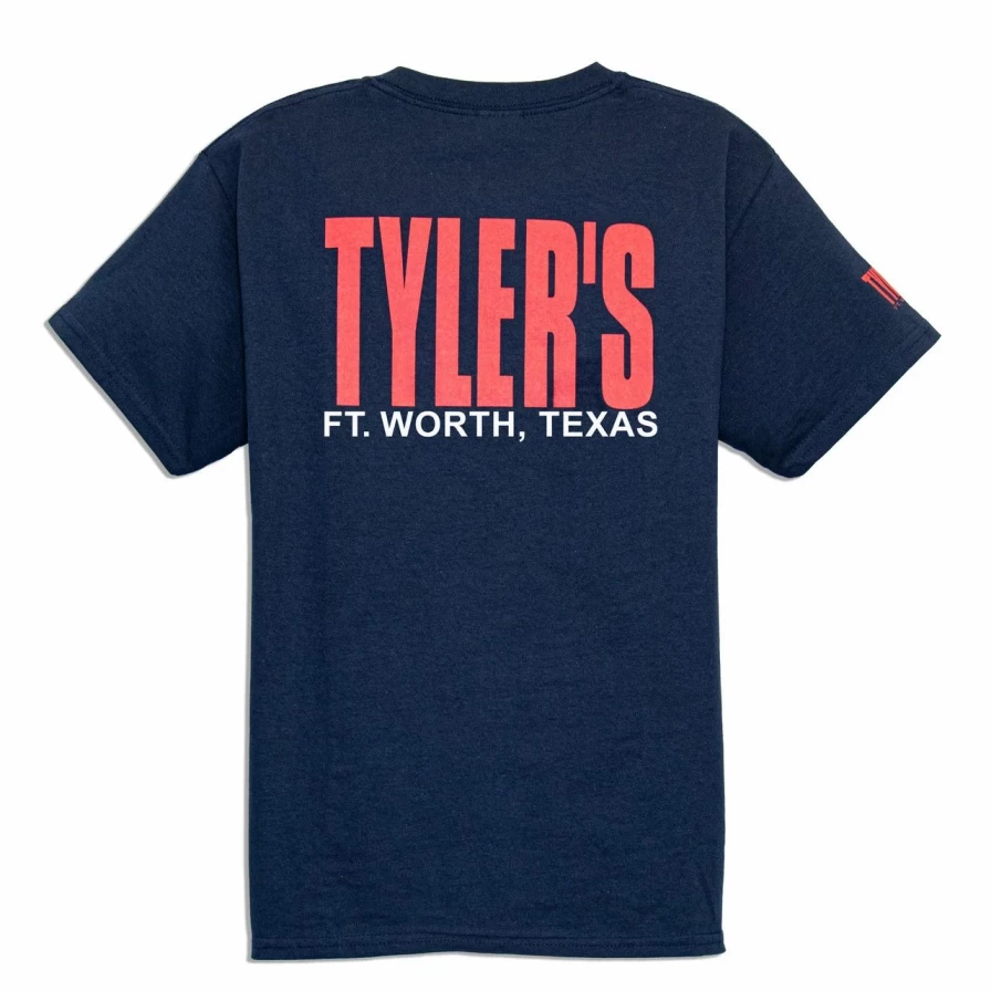 Kids' Navy/Red/White Short Sleeve T-Shirt - Comfortable Cotton Tee for Boys and Girls