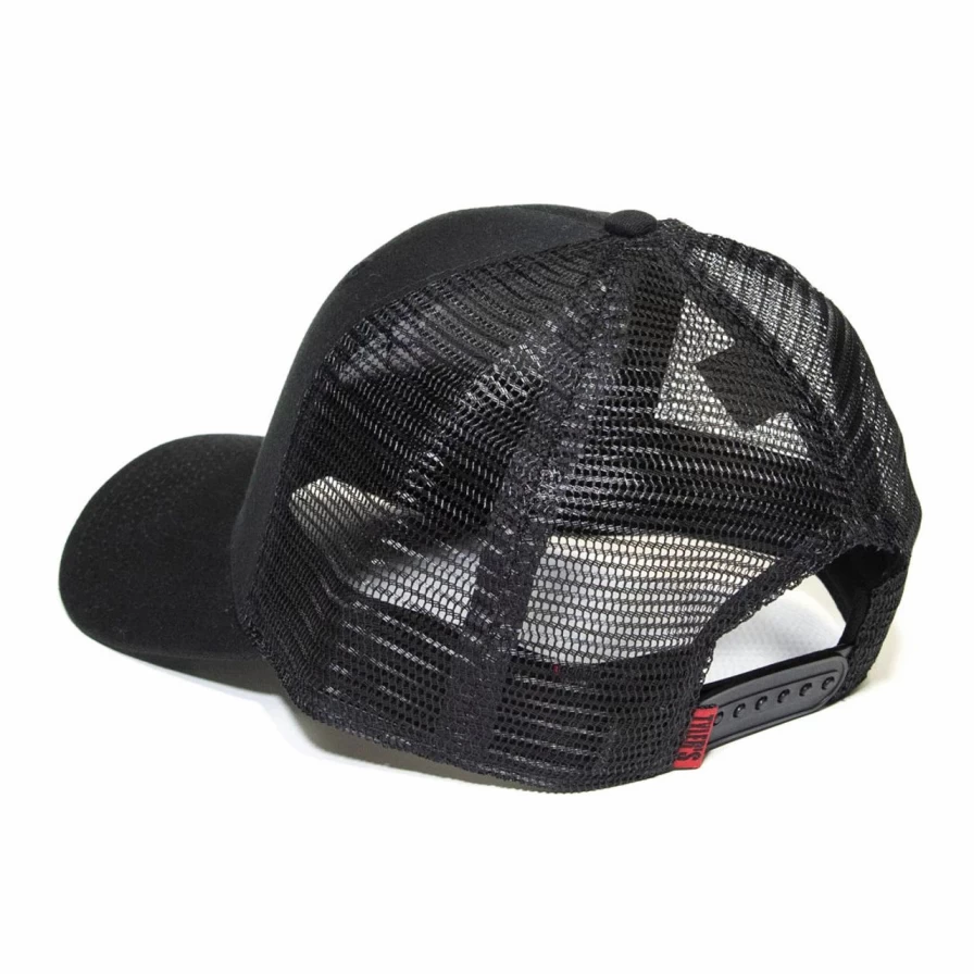Black Texas Tongue Patch Adjustable Trucker Hat for Men & Women