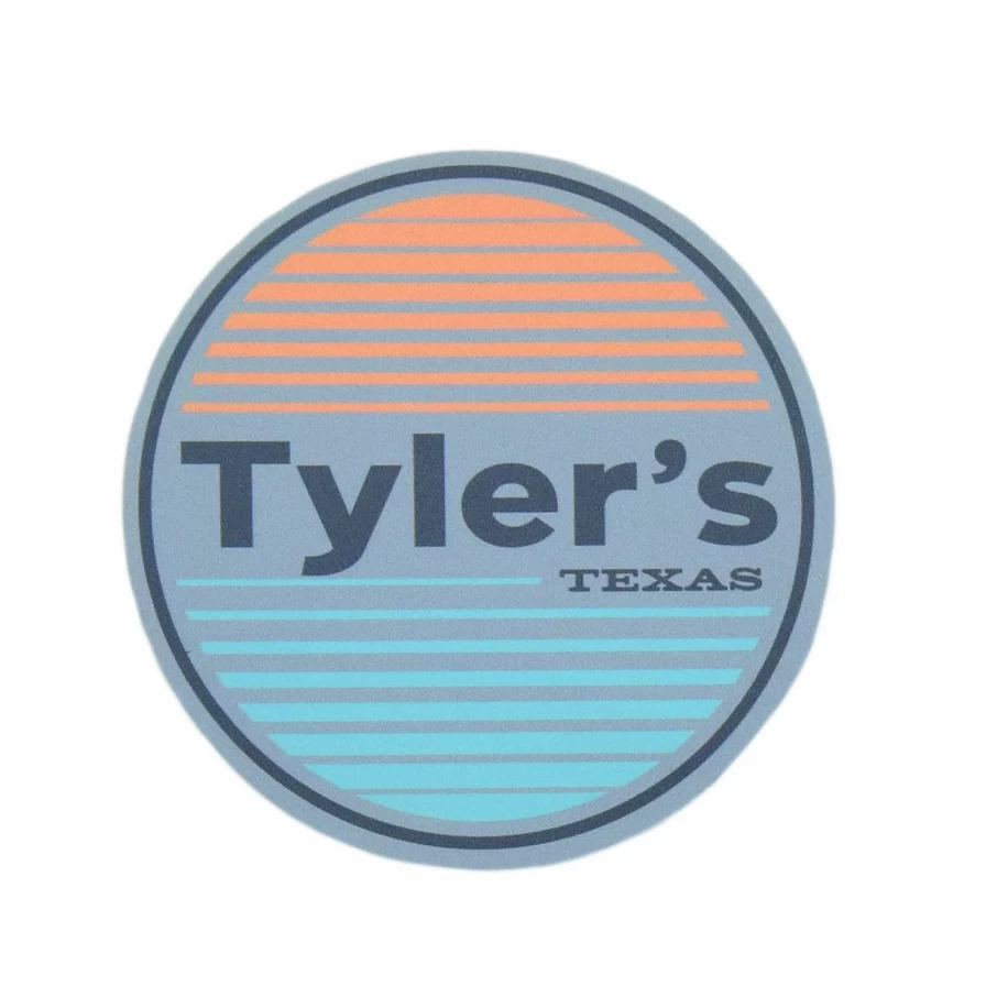 "Tyler's Epic Degrees Sticker - Premium Grey Vinyl Decal for Laptops & Accessories"