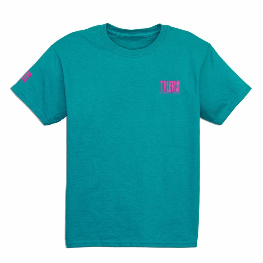 Kids' Tyler's Jade and Heliconia Print T-Shirt - Fun and Stylish Tee for Children