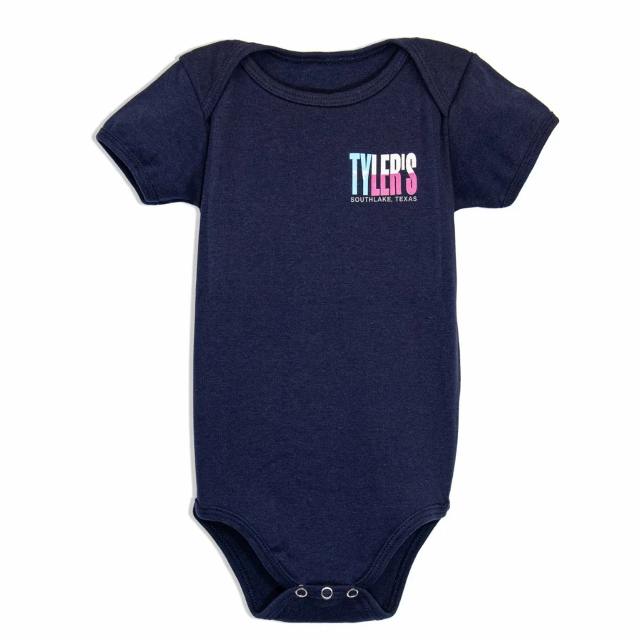 "Navy & Pastel Texas Flag Onesie for Babies – Southlake Themed Comfort Outfit"