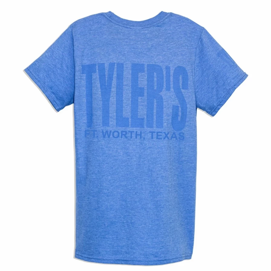 "Heather Royal & Blue Tyler's Tee - Ft. Worth Graphic T-Shirt"