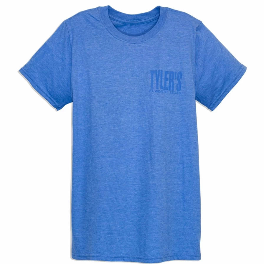 "Heather Royal & Blue Tyler's Tee - Ft. Worth Graphic T-Shirt"
