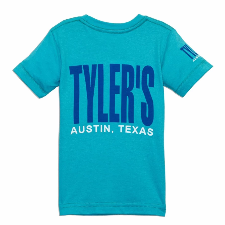 "Boys' Turquoise and Blue Heather Short Sleeve T-Shirt – Comfortable Cotton Toddler Tee"