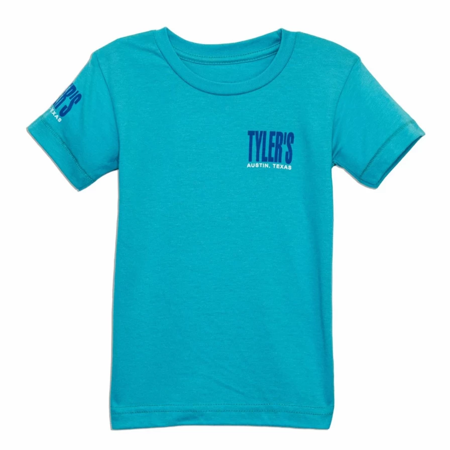 "Boys' Turquoise and Blue Heather Short Sleeve T-Shirt – Comfortable Cotton Toddler Tee"