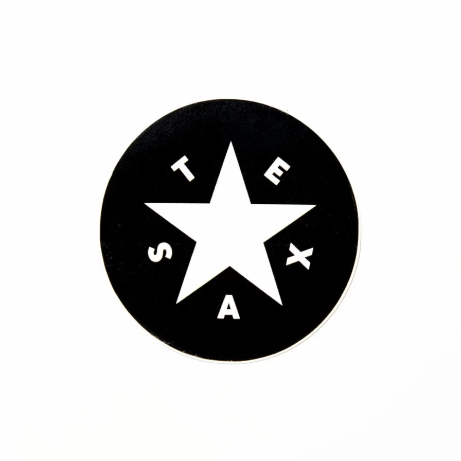 "Black Texas Star Sticker - Premium Quality Decal for DIY & Decor"