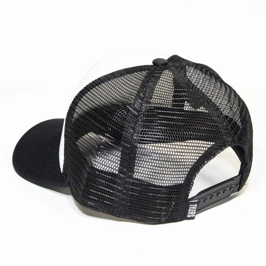"Shotgun Willie Black & White Trucker Hat - Adjustable Snapback Cap"