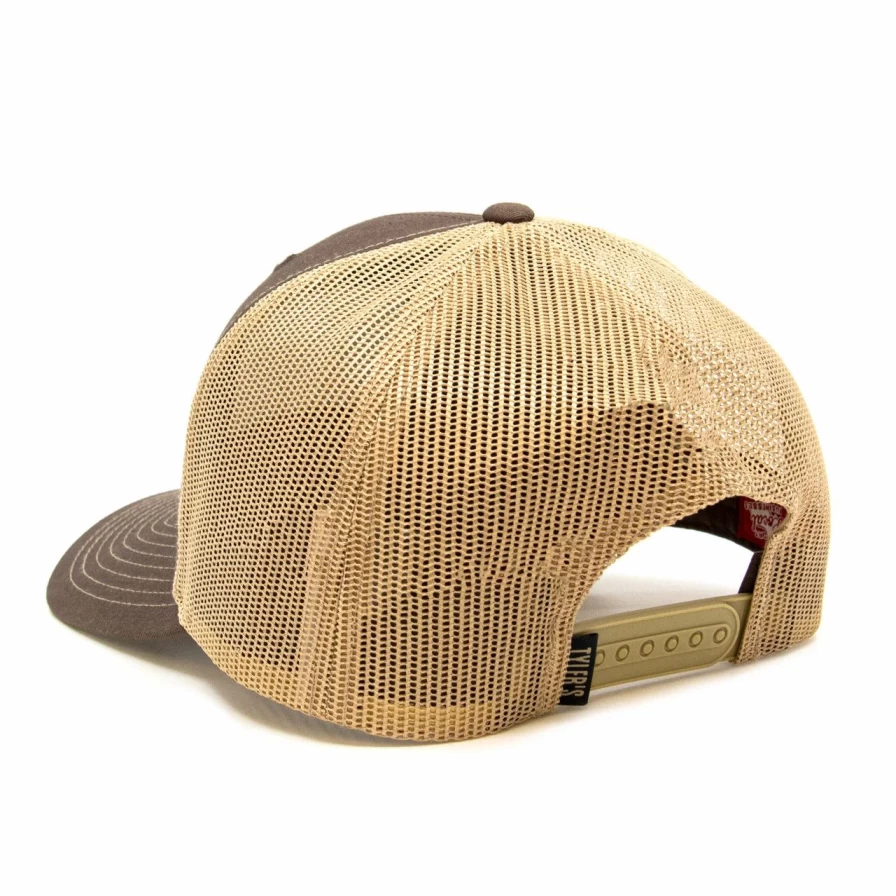 "Stylish Brown ATX Trucker Hat for Music Lovers - Premium Quality Snapback Cap"