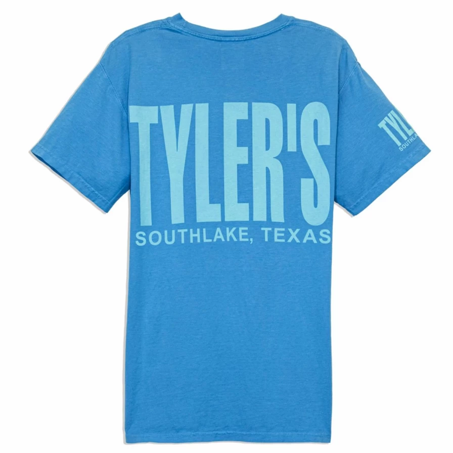 "Men's Summer Sky Blue Comfort Color Pocket T-Shirt - Southlake Casual Tee"