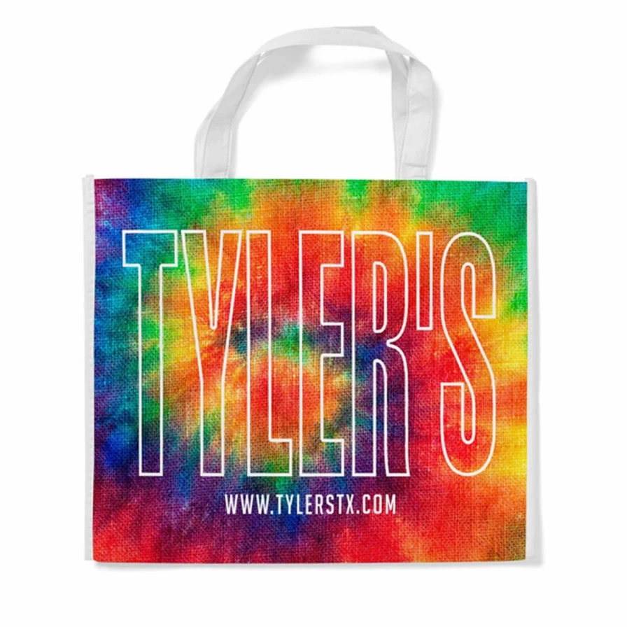 Tie Dye Reusable Tote Bag by Tyler's - Eco-Friendly Grocery Shopping Bag