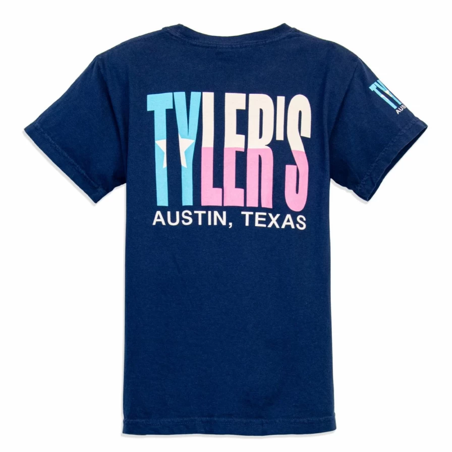 Kids' Comfort Colors Pastel Texas Flag T-Shirt - Soft Vintage Austin Tee for Boys & Girls