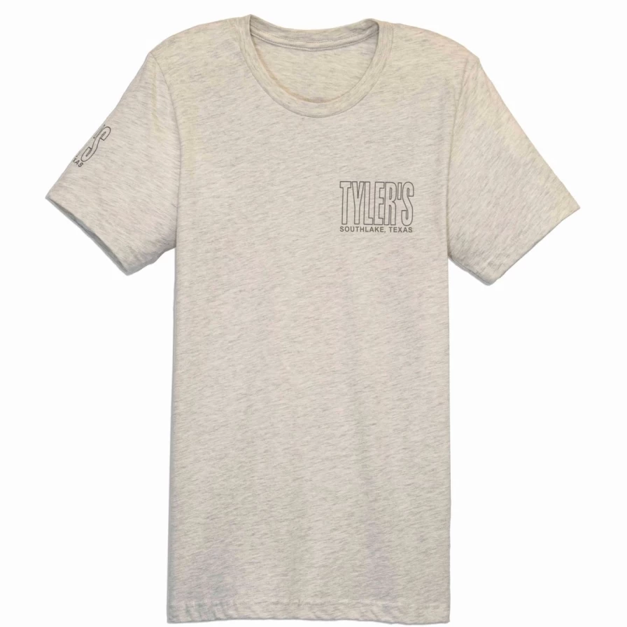 "Prism Natural Cool Grey Outline T-Shirt by Tyler's - Southlake Collection"