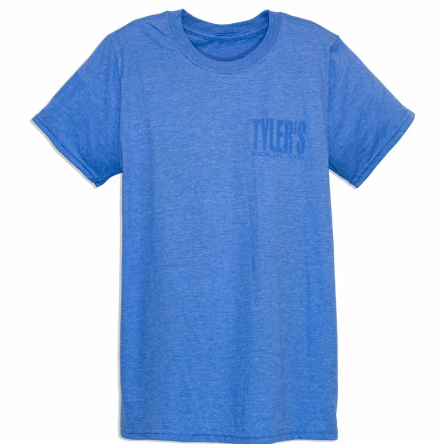 "Heather Royal Blue T-Shirt by Tyler's Southlake – Comfortable Casual Tee"