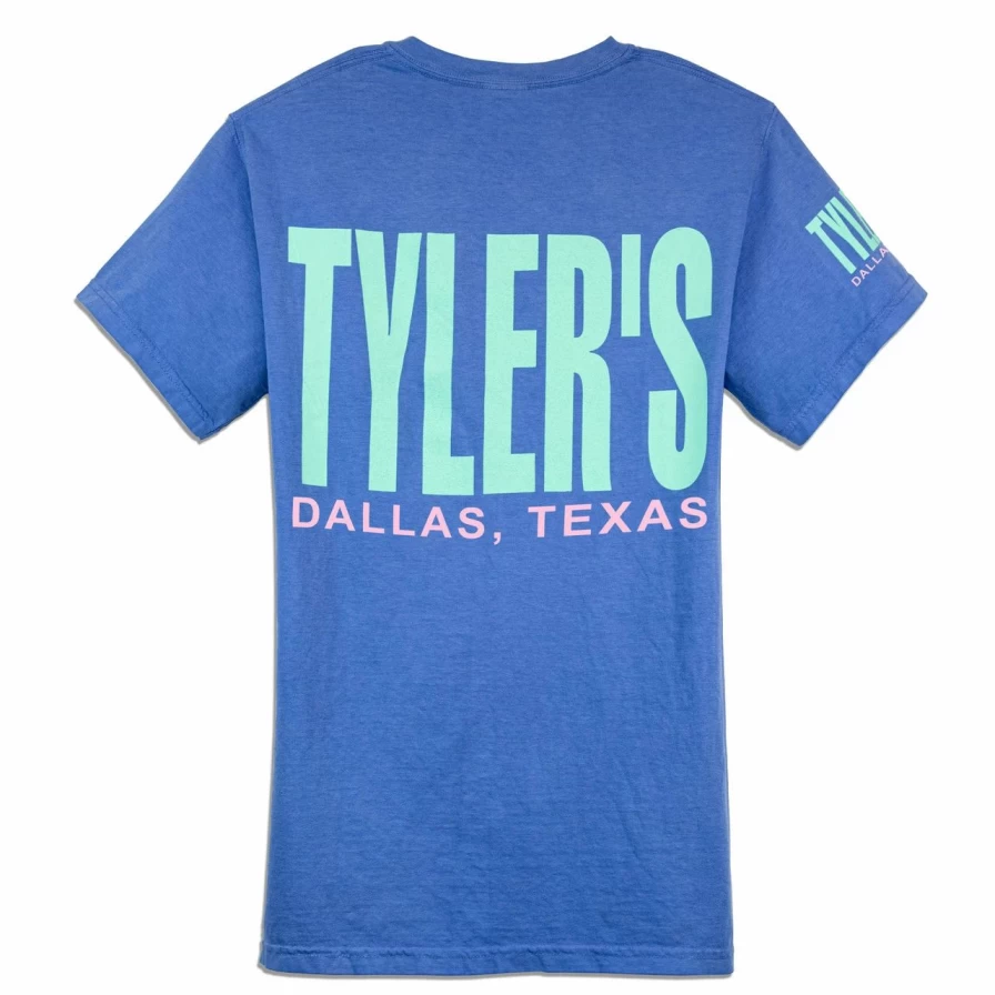 "Comfort Colors Vintage Blue & Bright Mint Short Sleeve T-Shirt - Relaxed Fit Austin Style"