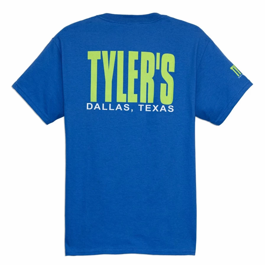 Kids' Royal & Lime Green Graphic Tee - Dallas Themed Tyler's Brand T-Shirt
