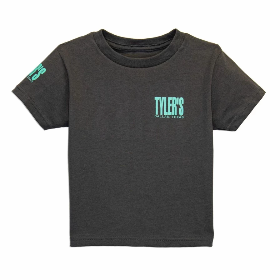 "Toddler's Tyler's Charcoal and Mint Green T-Shirt - Dallas Collection"
